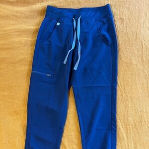 Figs Women's High Waisted Zamora Navy Jogger Scrub Pants Size XXS/Petite